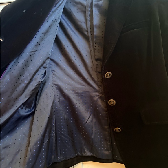 Banana Republic Black Velvet Women's Blazer size 12 - Picture 6 of 7